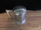Vintage Stieff Pewter Salt Shaker Tankard Style   beer Stein Pewter Salt Shaker