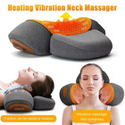 Cervical Support Electric Neck Massager Pillow With Heat And Vibration Therapy