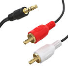 3 5mm To 2 Rca Cable 1 8  Stereo Audio Male To Dual Rca Male Y Splitter Aux Cord