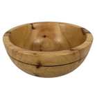Beautiful Hand Turned Unique One Of A Kind Pecan 6    Wood Bowl Signed By Artist