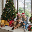 Mini Green Ornaments For Mini Christmas Tree  Small Shatterproof Party Decor