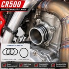 For 1985-2001 Honda Cr500 Cr500 R High Flow Billet Exhaust Flange Manifold Oring