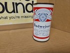 Vintage All Steel Flat Top 12oz Budweiser Lager Beer Can  see Pics