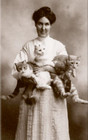 Victorian Era Crazy Cat Lady Photo 2 X 3 Fridge Refrigerator Magnet Locker Rigid