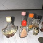 Vintage Lot Of 8 Miniature Perfume Bottles-full - Partials   Empties