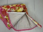 Lilly Pulitzer Christmas Holiday Tree Skirt W  Ruffle 48  Pink Yellow Floral Nwt