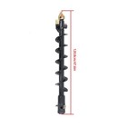 6in X 48in Auger Bit 2 Inch Hex Collar Skid Steer Post Hole Digger Attachment