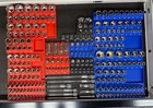 Quinn 428pc Master Technician Set Socket Organizers     Fits Sockets   Accesories