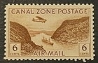 Travelstamps  Canal Zone Stamps Scott  c8  6 Cent Airmail Issue Mint Mnh Og