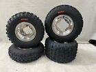 Dwt A5 Polished Front Rear Rims Wheels Sunf A035 Tires Honda Trx 450r 400ex 250r