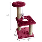 Cat Tree Condo Tower Activity Center 2-level Sisal Scratching Post Condo Perches