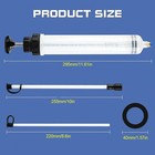 200cc Oil Suction Filler Fluid Transfer Syringe Gun Pump Extractor Tool