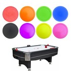 8pcs Home Air Hockey Pucks 2 5inch Heavy Hockey Tables Pucks Replacement