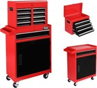 Rolling Tool Chest Storage Cabinet Mechanic Tool Organizer Box With 5 Drawers
