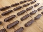 25 Cast Iron Brown Ornate Pulls Drawer Cabinet Bin Handles Rustic Vintage Brown