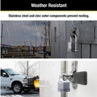 3-pack Master Lock Magnum 3 56 In H X 2 In W X 2 In  L Duel Ball Bearing Weather