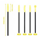 20 Pcs Sewing Machine Cleaning Brushes  Silicone Medium  Yellow