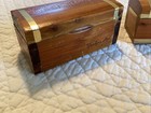Vintage Michigan Souvenir Cedar Boxes  1  Sleeping Bear Dunes  1  Frankfort