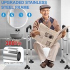 Fsa hsa Eligible Toilet Safety Rail 380lbstainless Steel Toilet Frame Adjustable