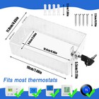 With Combination Lock Thermostat Guard Ac Lock Box Cover Thermostat On Wall Us
