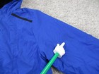 Speedo Jacket Adult Medium M Swim Team Blue Full Zip Hooded  Fleece Hood Euc