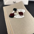 Just Nan Christmas Jewel Cross Stitch Chart Embellishments Linen Silk Kit Rare