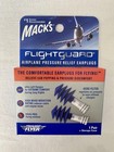  2  Mack   s Flightguard Airplane Pressure Relief Earplugs With Storage Case  New