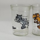 Vintage 1988 Welch   s Jelly Juice Glasses Featuring 3 Dinosaurs 1 Tom   Jerry