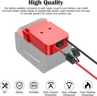 1-10 Packs Power Wheel Adapter For Milwaukee 18v Battery Adapter W  Switch Fuses