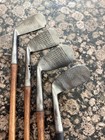 Antique Hickory Wood Shaft Wm Gibson 4 Club Set Uk Made Golf Clubs