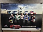 36  X 24  Autographed Ford Mustang Funny Car Poster John Force  Bob Tasca Iii 