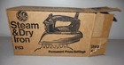 Vintage Ge General Electric Steam And Dry Iron F63 With Box