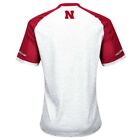 Nebraska Cornhuskers Ncaa Adidas Men s White Climalite Performance Crew T-shirt
