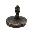 Antique Silver Brass Islamic Persian Wax Seal Document Stamp Mughal India Matrix
