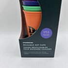 Starbucks Reusable Hot Cups 6 Pack 2020 Halloween Glow In The Dark New