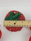 Lg Vintage Red Strawberry Pin Cushions W 3 New Cushions Strawberries 
