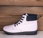 Dr Martens Air Wair Bubblegum Pink Waffle Cone Woven Boots Size Us 7 Maelly New