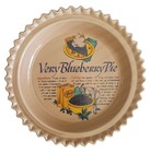 Blueberry Pie Recipe Pan Lid Scalloped Edge Dish Universal Trumps Corp Vintage