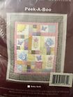 New Nwt  Baby Blanket Crib Quilt Butterflies Bears Pink Cotton 36    X 47   