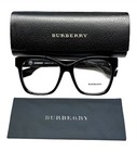 Burberry Eyeglasses B 2363 3001 Glasses Polished Black 53-17-140 With Case