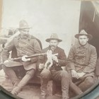 Original Spanish-american War 8th Infantry Photo Tent Rifle Puppet