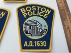 Boston Police Massachusetts Collector   s Patch Set All New  Condition Full Size