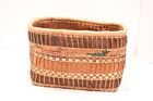 Vtg Northwest Coast Nootka Duck Design Basket Large Native American Makah 10 