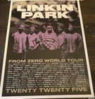 Linkin Park From Zero 2025 Tour Cfg Arena Official Event Baltimore Poster 24x18   