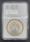 1881 O  1 Morgan Silver Dollar Ngc Ms63 Rainbow Toned