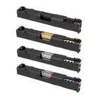 Zaffiri Precision Glock 19 Gen 3 Zulu Ported Complete Slide Upper W  Gold Barrel
