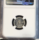 1943 Canada Silver 10 Cents 10c George Vi Ngc Ms 64 Scarce Bu Beauty