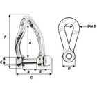 Wichard Marine 01223 Self-locking Twisted Shackle Diameter 6mm 1 4 