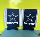 Miller Lite Nfl Dallas Cowboys Nfl Football Beer Koozie Coolie Lot Of 2 Coolie