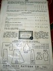  lovely Vtg 1940s Evening Dress Sewing Pattern 16 34